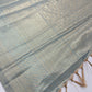 Sea Green Color Pure Kanchi Silk With Gold Zari Work Saree In Tempe