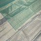 Sea Green Color Pure Kanchi Silk With Gold Zari Work Saree In Suncity