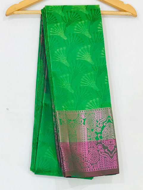 Alluring Green Colored Art Silk Saree In USA