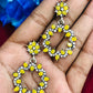 Yellow Colored Oxidized Earrings For Women In USA