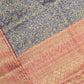 Silk With Gold Zari Work Saree In Yuma