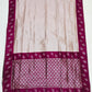 Grey Colored Art Silk With Contrast Border Saree In Yuma