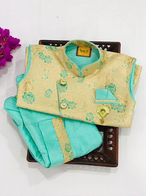 Kids Dhoti Style Pant With Brooch Pin In USA