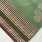 Olive Green Color Saree With Zari Work In Chandler