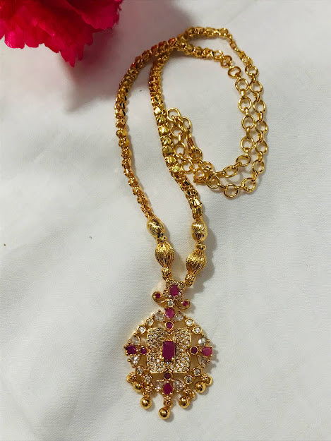 Premium Quality Multicolor Gold Plated Necklace Near Me