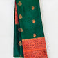 Green Colored Art Silk With Contrast Border Royal Look Saree For Women In Near Me