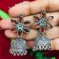 Gorgeous Brown Colored Oxidized Earrings For Women