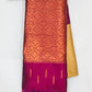 Gold Colored Soft Silk With Contrast Border Saree In USA