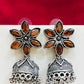 Brown Colored Oxidized Earrings For Women In USA