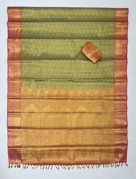 Gold Zari Work Saree In Mesa