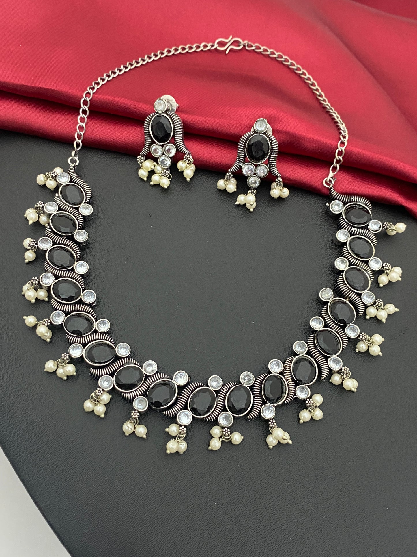 Oxidized Necklace With Earrings Sets In Flagstaff