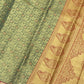 Green Color Pure Kanchi Silk Saree In Tempe