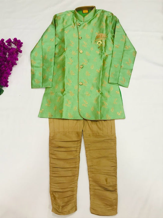 Pretty Fancy Design Traditional Indian Sherwani Kurta And Pajama Pants