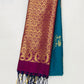 Elegant Peacock Green Colored Art Silk With Contrast Border Royal Look Saree For Women