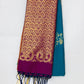 Peacock Green Colored Art Silk With Contrast Border Royal Look Saree In USA