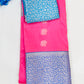 Attractive Light Pink Color Pure Kanchi Silk Saree For Women