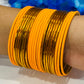 Yellow Color Designer Plain Metal Bangles Near Me