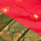Alluring Pink With Green Colored Art Silk Saree For Women In Yuma