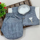 Gray Color Cotton Sherwani Suits With Brooch Pin Near Me