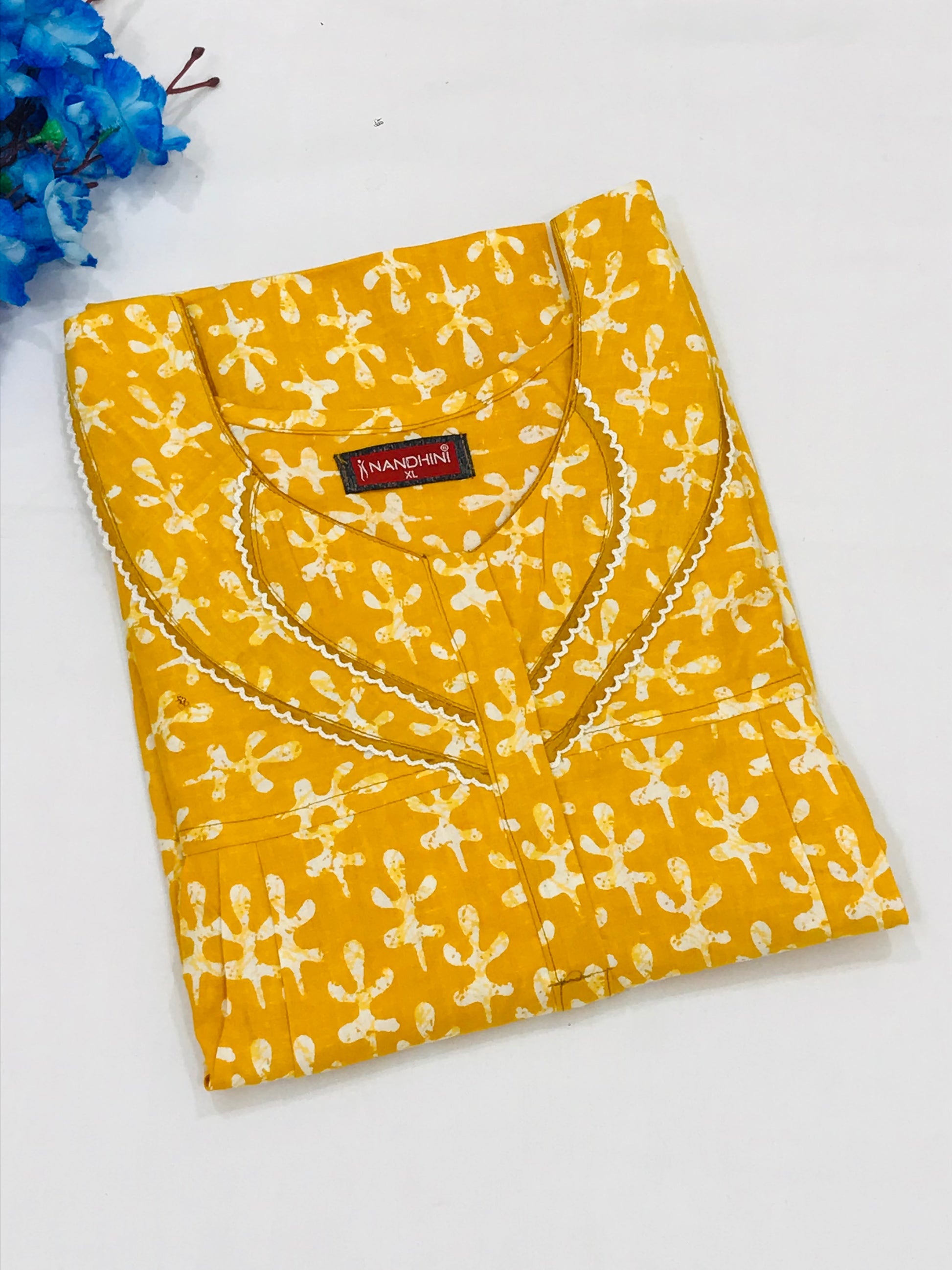 Yellow Color Cotton Nighty For Women Near Me