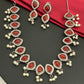 Trendy Party Wear Oxidized Necklace Set In USA