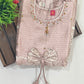 Stunning Onion Pink Color Art Silk With Stone Work Gown Near Me