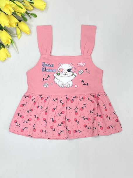 Attractive Pink Color Soft Cotton Gown Near Me
