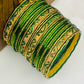 Indian Traditional Shining Designer Metal Bangles In Happy Jack