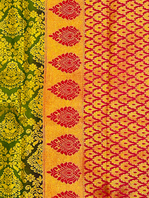  Pure Kanchi Silk Gold Zari Work In Mesa