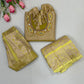 Gold Color Art Silk Langa Sets With Hip Belt Near Me