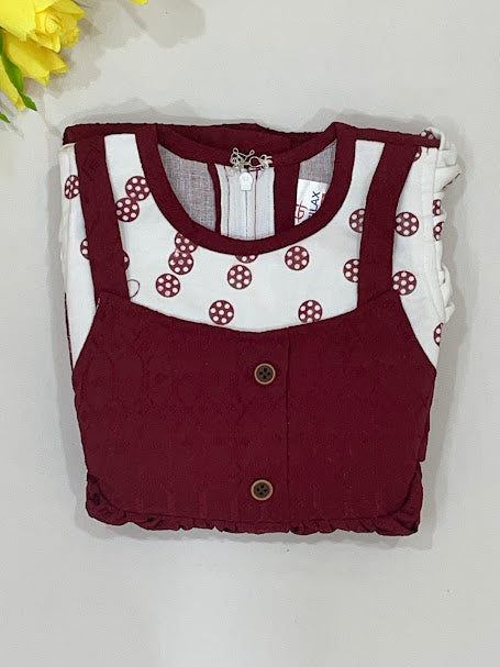 Maroon Color Soft Cotton Gown Near Me