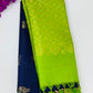 Royal Dark Blue Color Pure Kanchi Silk Gold Zari Work With Tassels Saree For Women - SILKMARK CERTIFIED