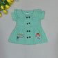 Green Color Cotton Gown Near Me