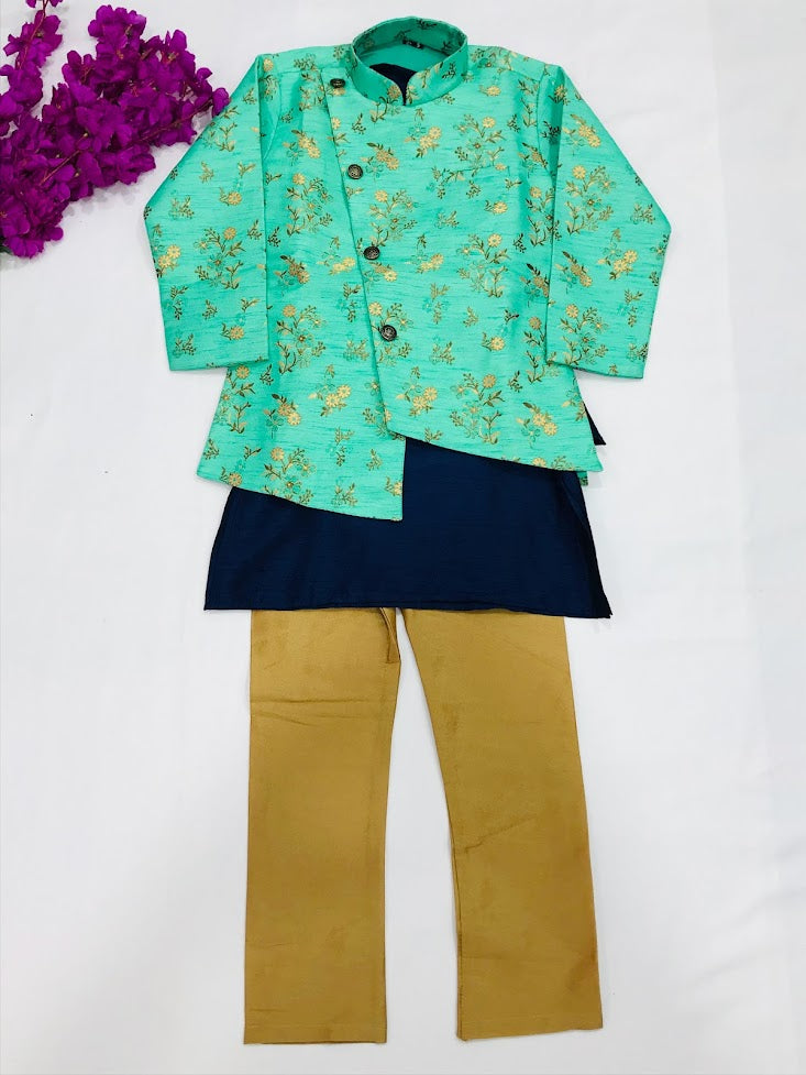 Delightful Kurta and Dhoti Traditional Dress Set for Boys in USA
