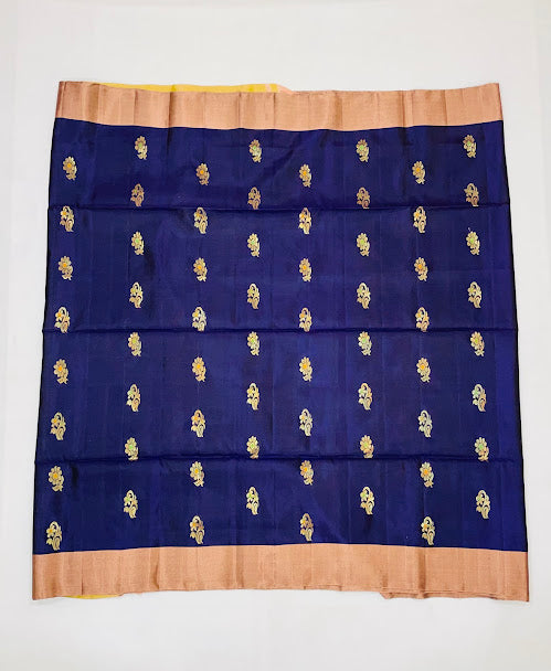 Pure Kanchi Silk Gold Zari Work With For Women In Yuma