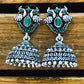 Peacock Design Jhumka Earrings For Women In Tempe