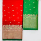 Red Color Pure Kanchi Silk Saree For Women In USA