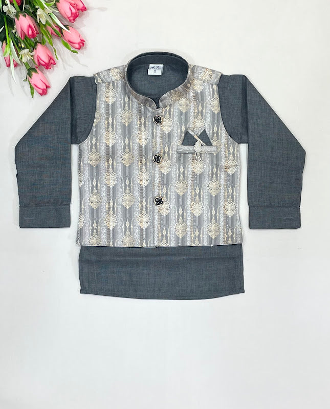 Gray Color Sherwani Suits In Chandler