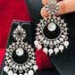 Attractive Oxidized White Color Drop Design Earrings In Near Me