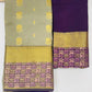 Gold Zari Work With Tassels Saree For Women In USA