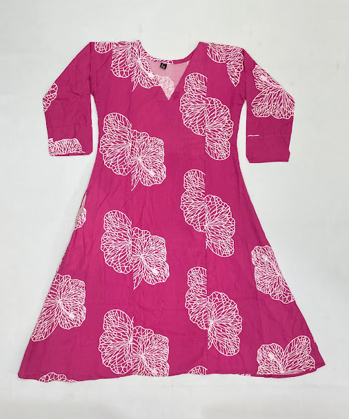 Printed Kurti With Palazzo Co-ord Set In Mesa