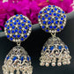  Antique Silver Toned Jhumka in USA