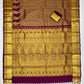 Attractive Dark Purple Color Pure Kanchi Silk Saree For Women In Yuma