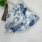 Blue And White Color Georgette With Stone Work Gown Near Me