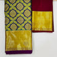 Elegant Peacock Green Color Pure Kanchi Silk Gold Zari Work In USA