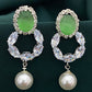 Emerald Stone Earrings in Chandler