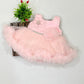Charming Light Pink Color Soft Net With Stone Work Gown Near Me