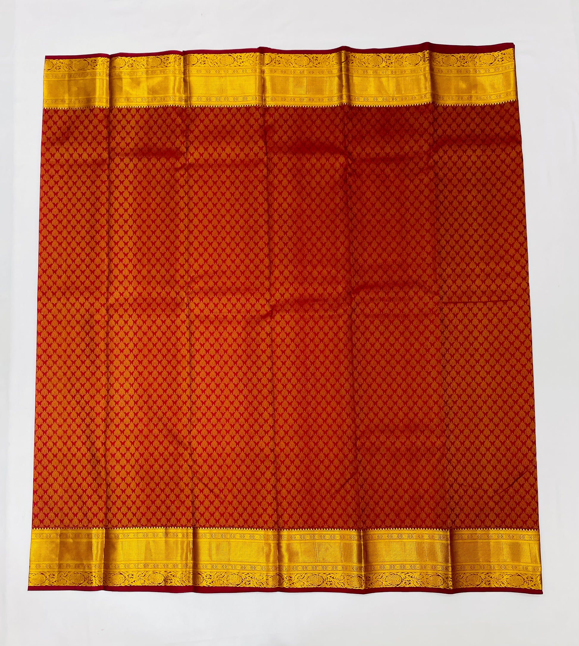 Attractive Maroon Color With Gold Zari Work For Women In Sedona