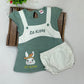 Green And White Color Cotton Frock Near Me