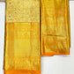  Gold Color Floral Design Silk Saree In Tucson